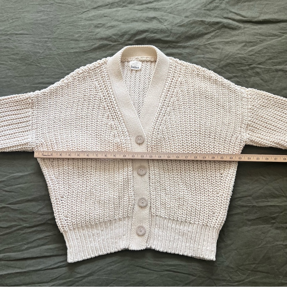 Women's Cream Knit Sweater - Picture 8 of 9